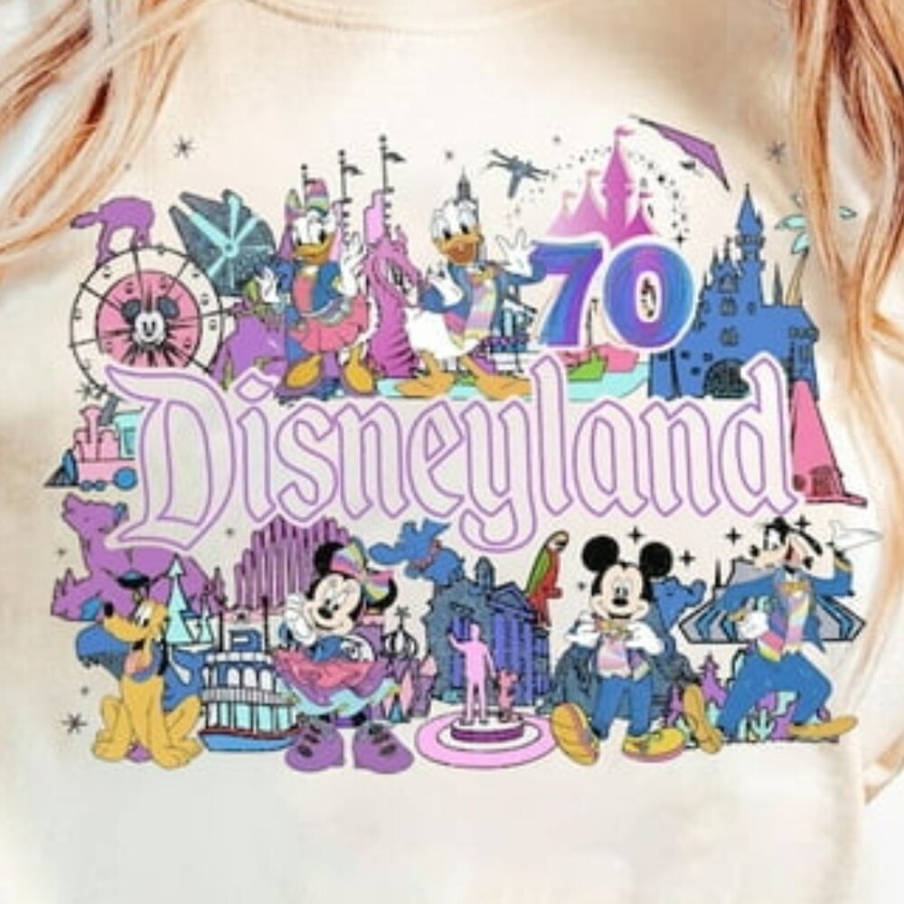 Disneyland 70th Anniversary Shirt, Mickey Ears 70 Years Of Magic Shirt 05 - Picture 2 of 5